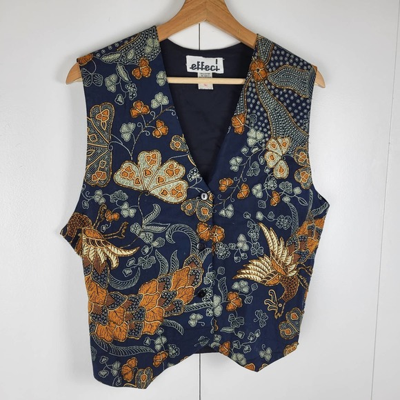 SOLD Vintage Beaded Vest by Effeci | L - Picture 2 of 8